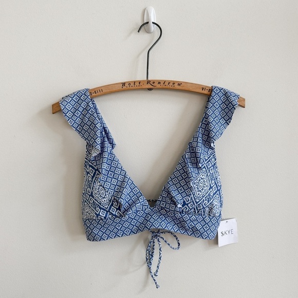 New! SKYE SWIMWEAR • Isabella Top in Semeru Denim - Picture 2 of 11